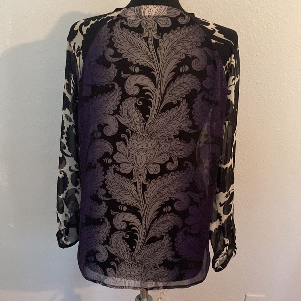 Chicos, elegant, sheer top